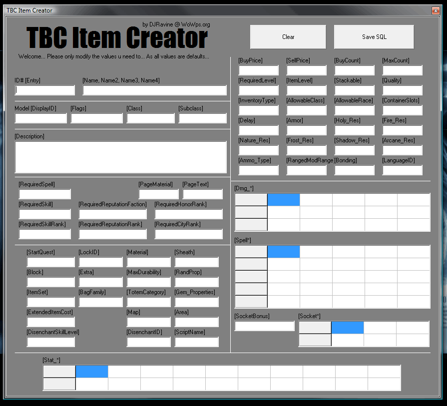 TBC Item Creator